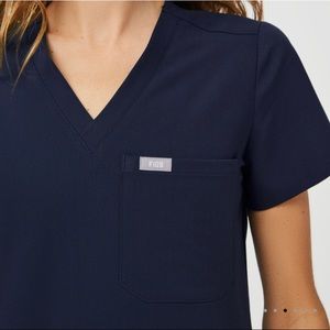 Navy Blue FIGS Scrubs Set